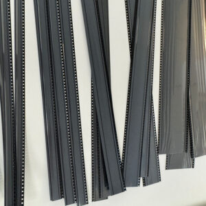 Flat Punched Carrier Tape Black Polycarbonate
