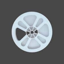 Take up Reels White 7"