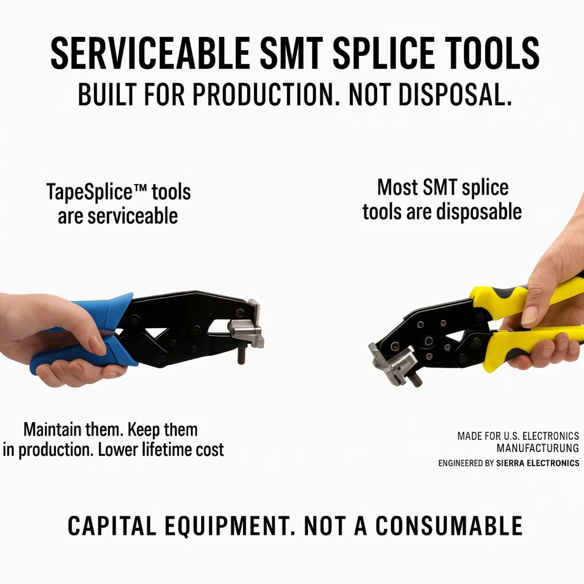 Service-sierra-electronics-splice-tool – Tapesplice Smt Splice Tool Repairs and Service by Sierra Electronics